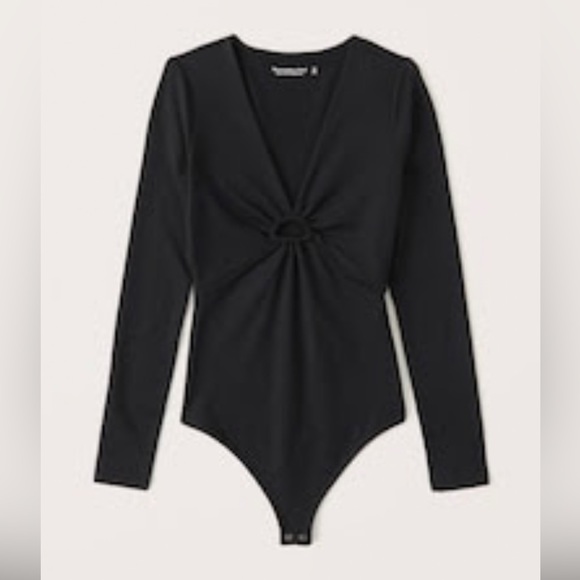 Abercrombie & Fitch Tops - Abercrombie bodysuit. Black. Long sleeve. XS